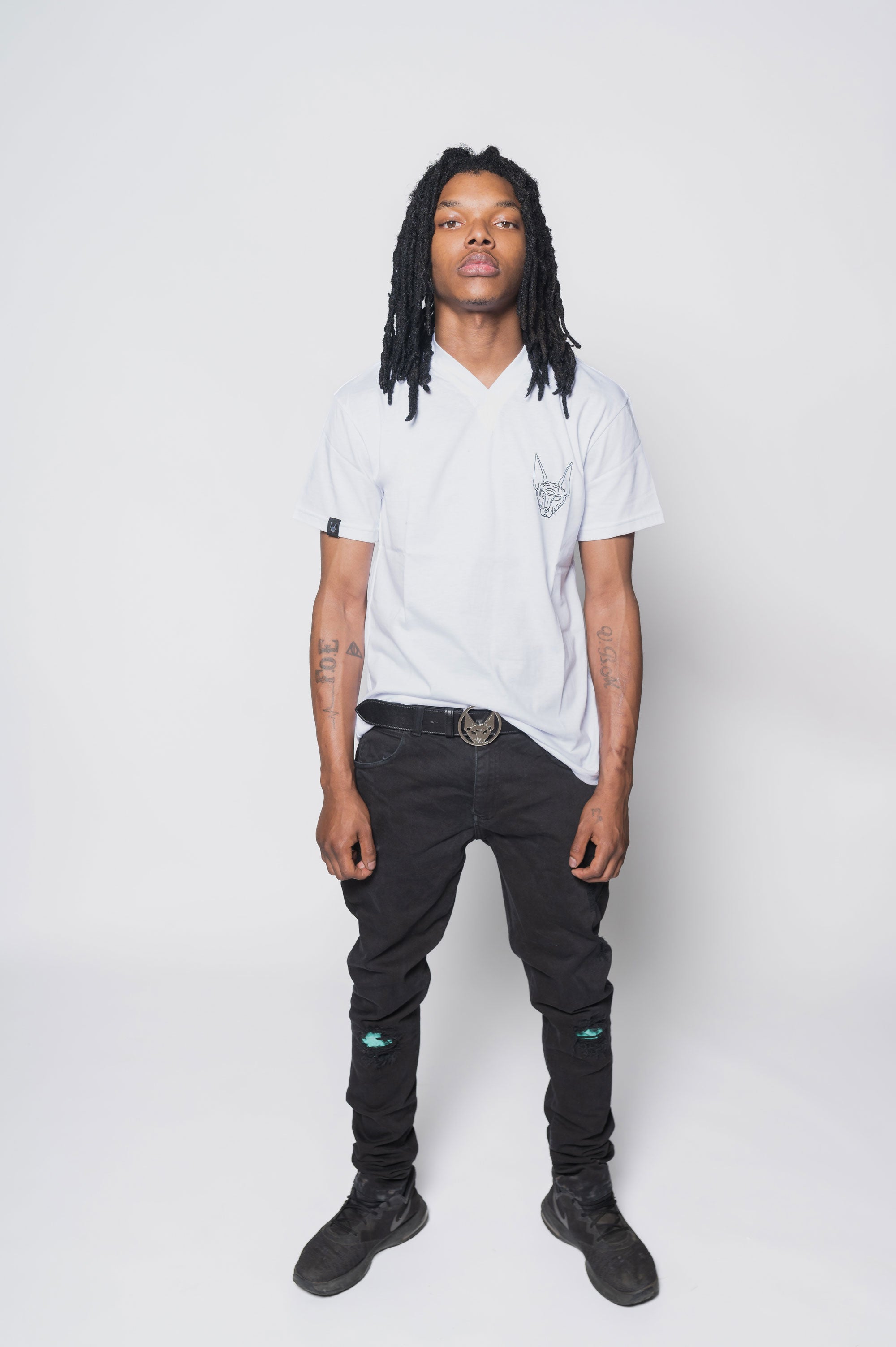 Scheuneman Logo V-Neck